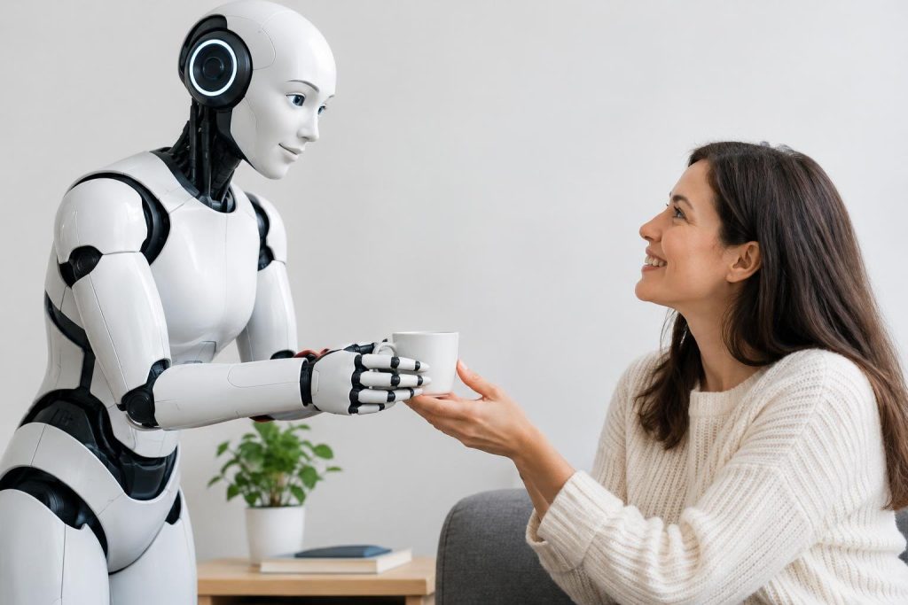 AI 휴머노이드 로봇, 인류의 조력자 역할 강조